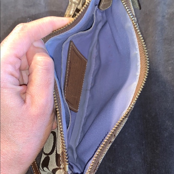 COACH multicolored leather/cloth purse - Picture 5 of 5